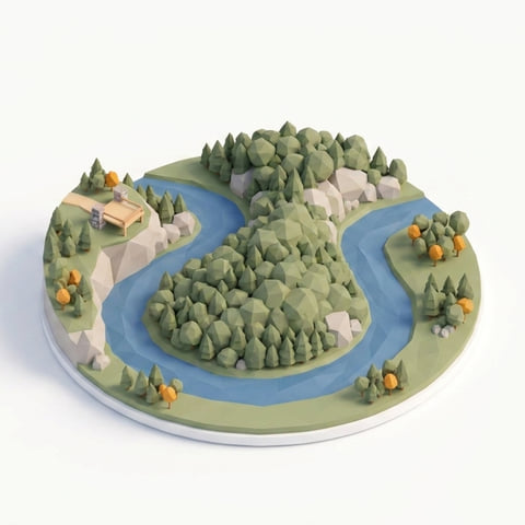 Illustration: Wahrzeichen in Saarland